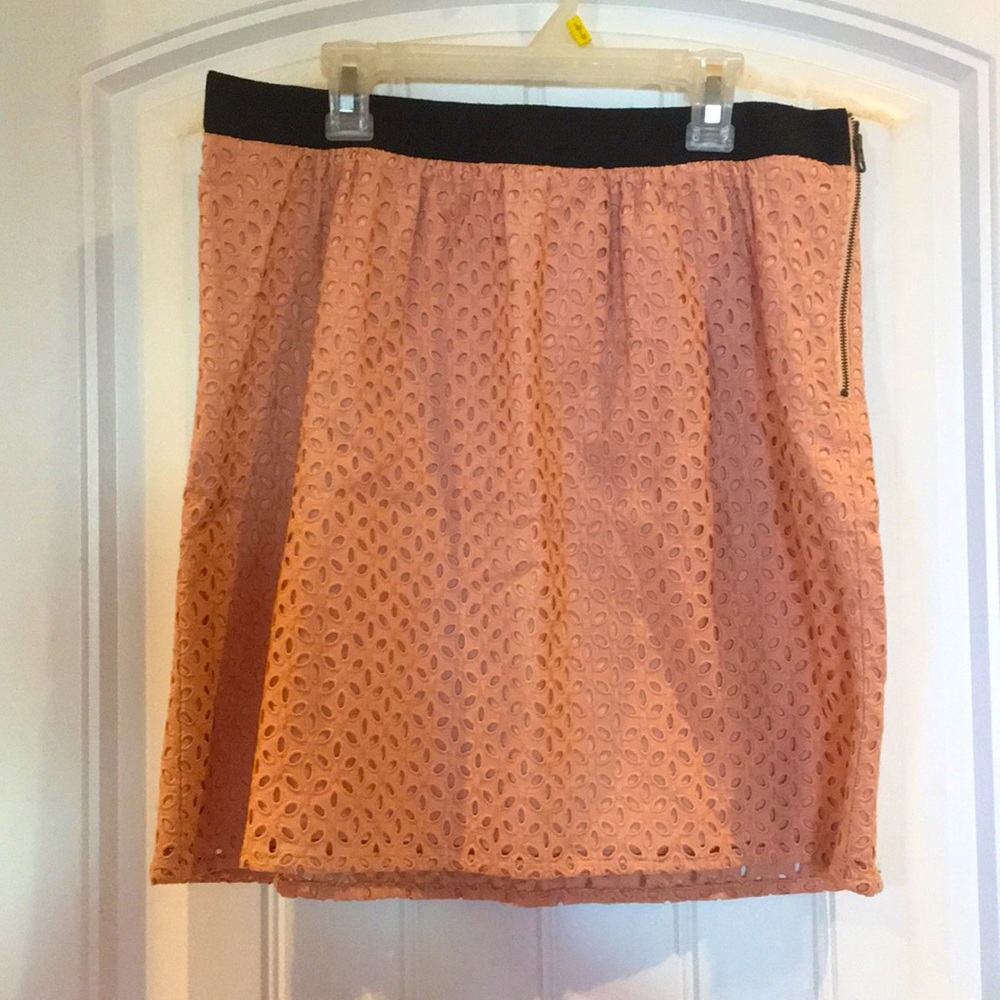 LOFT Eyelet Skirt